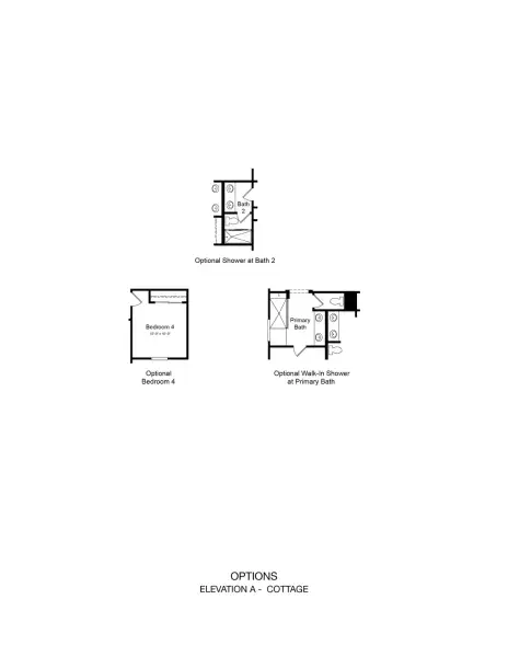 2D floor plan layout of this home in Rancho Mercado, Surprise, AZ (Image 4).