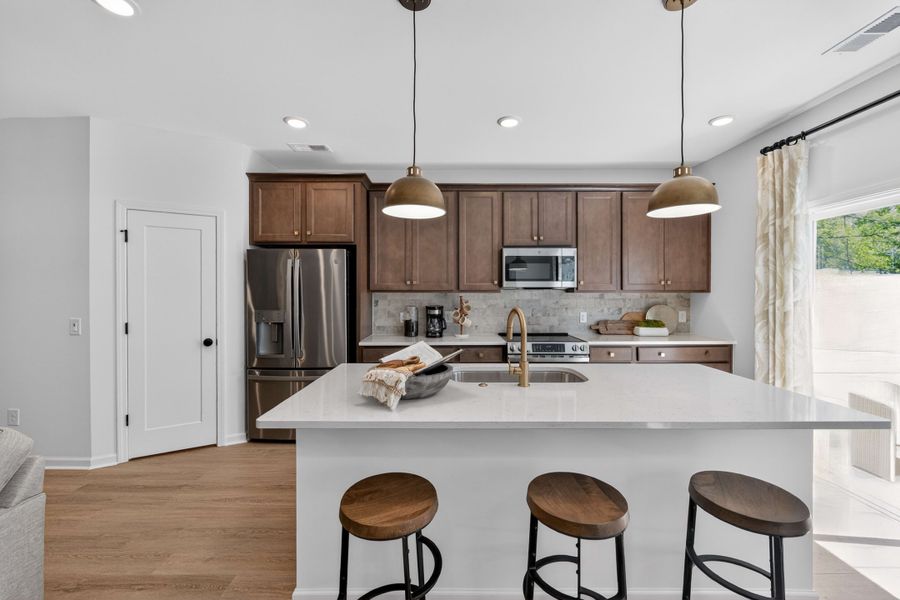 Representative furnished interior of a home built from the Hanover by Tri Pointe Homes in Amplitude, Charlotte (Image 13).