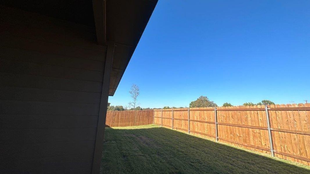 Exterior details and patio area of a home in Lankford Farms, Cleburne (Image 3). Exterior details and patio area of a home in Lankford Farms, Cleburne (Image 3).