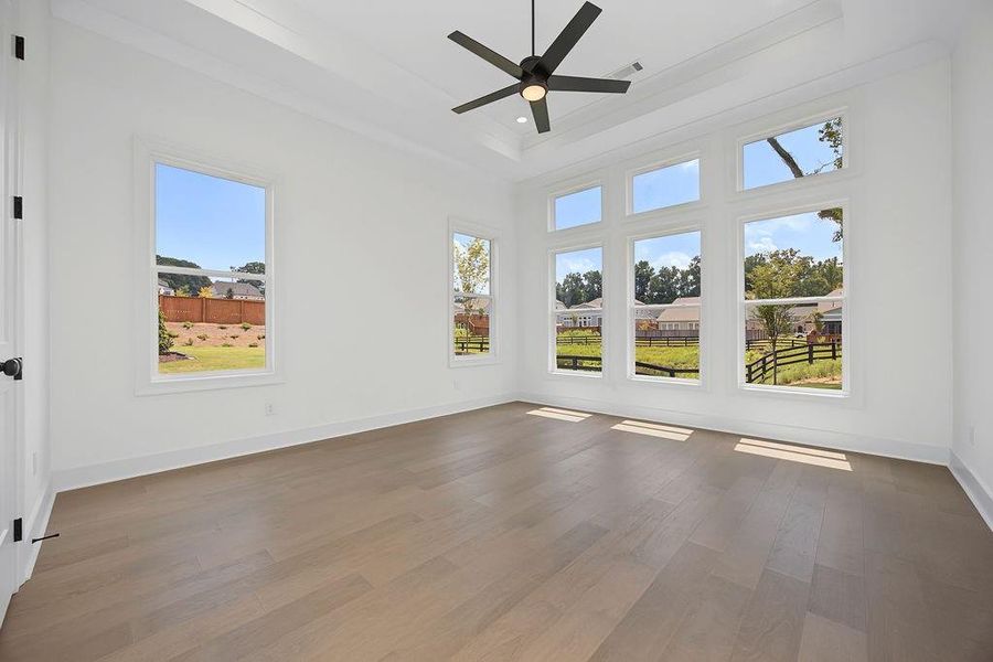 Spacious, unfurnished interior of a new home in Yellowstone Farms, Cumming (Image 29).