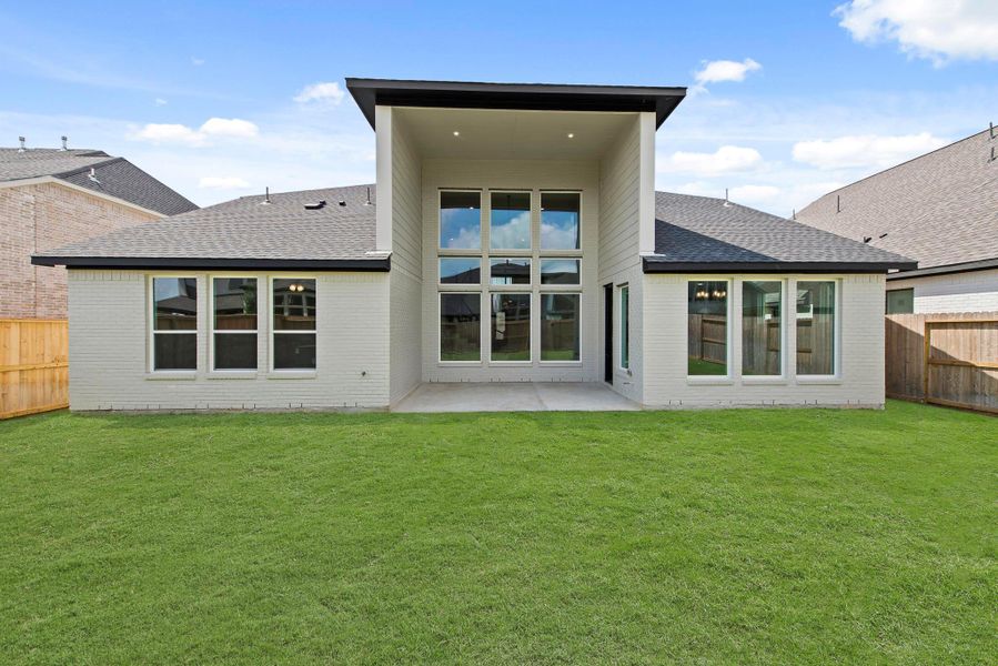 Front exterior of a new home in Jubilee - 60', Hockley, TX, highlighting curb appeal (Image 1).