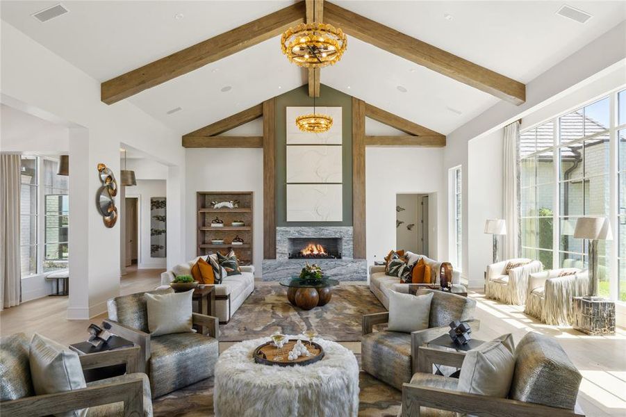 Furnished interior view inside a new home in , Fort Worth (Image 31).