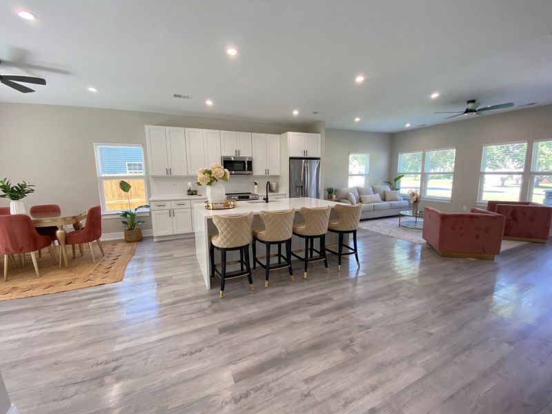 Furnished interior view inside a new home in , North Charleston (Image 4).