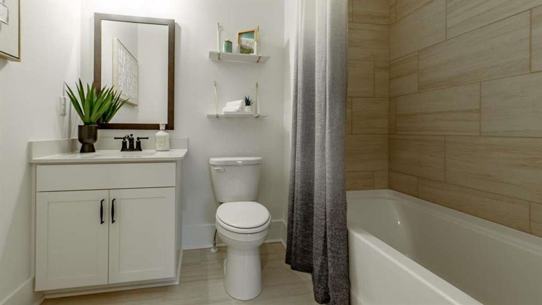 Furnished interior view inside a new home in The Village at Sandy Plains, Marietta (Image 28).