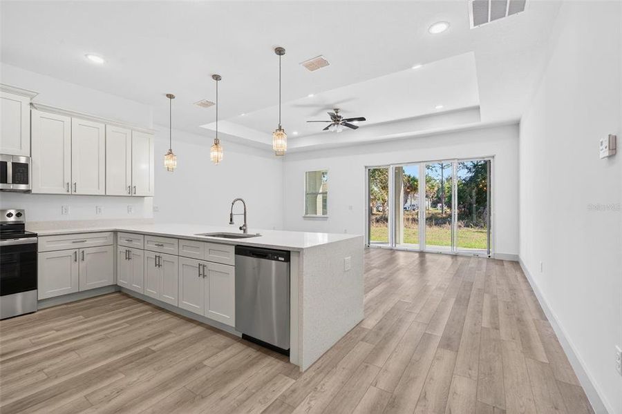 Furnished interior view inside a new home in , North Port (Image 9). Furnished interior view inside a new home in , North Port (Image 9).