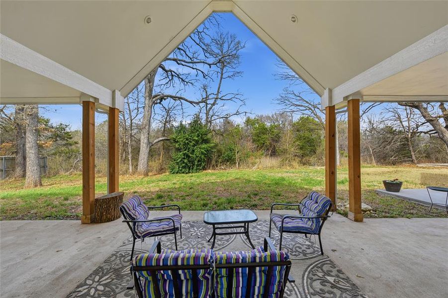 Exterior details and patio area of a home in , Waco (Image 3). Exterior details and patio area of a home in , Waco (Image 3).