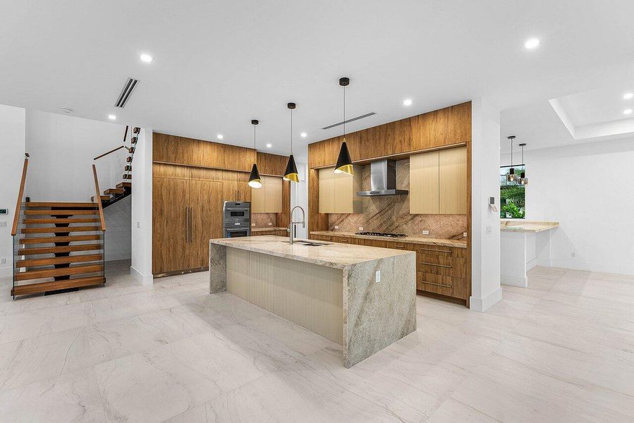 Furnished interior view inside a new home in , Delray Beach (Image 57).