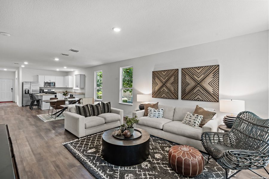 Furnished interior view inside a new home in Davis Ranch, San Antonio (Image 10).