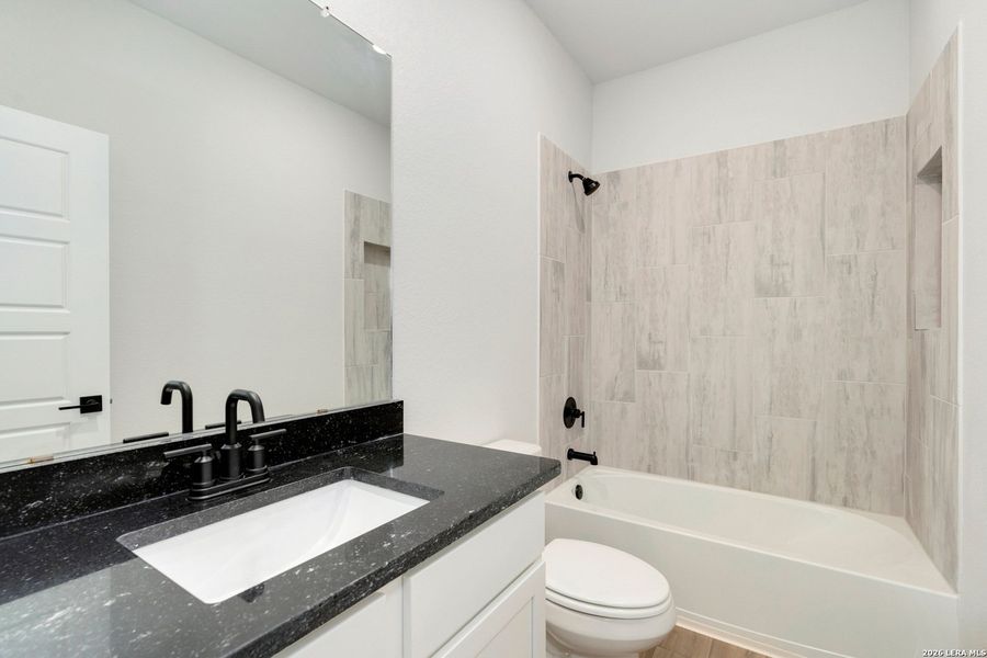 Furnished interior view inside a new home in Hightop Ridge, Converse (Image 3). Furnished interior view inside a new home in Hightop Ridge, Converse (Image 3).