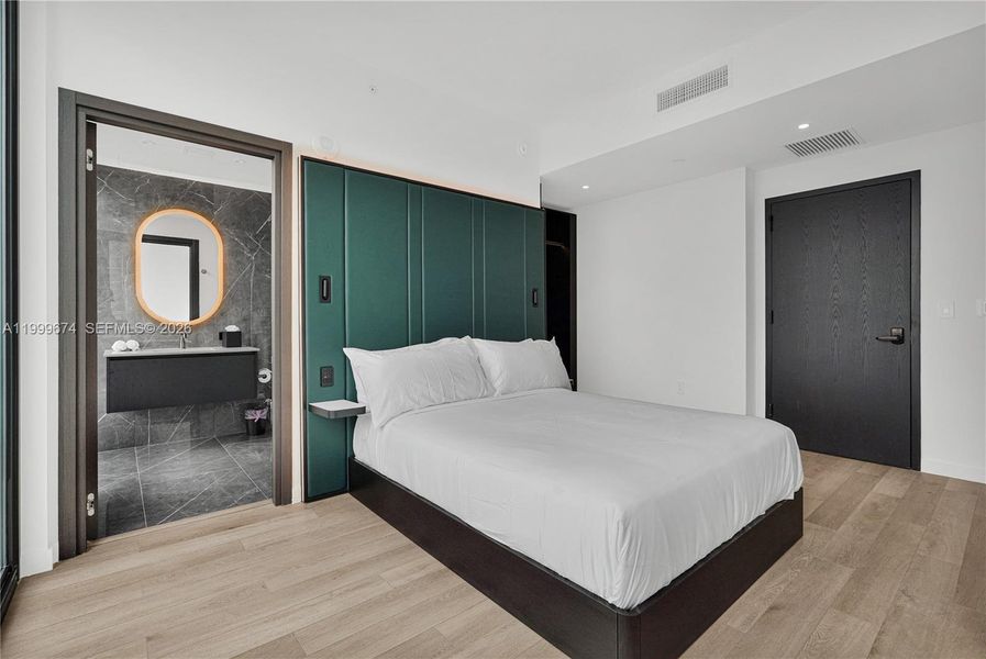 Furnished interior view inside a new home in , Miami (Image 5).