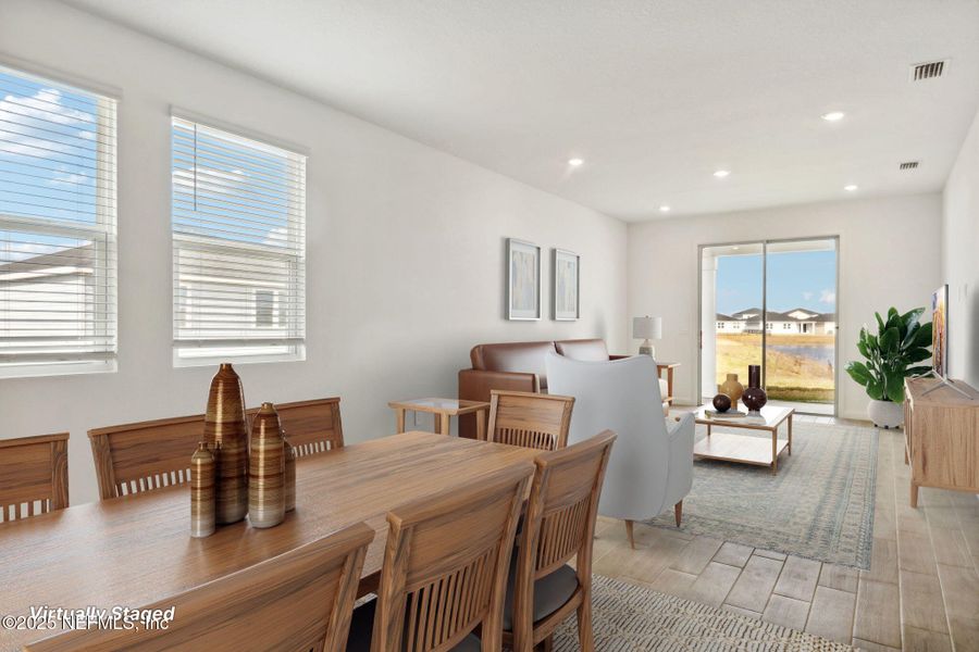 Furnished interior view inside a new home in Lakes at Bella Lago - Signature Series, Green Cove Springs (Image 5).