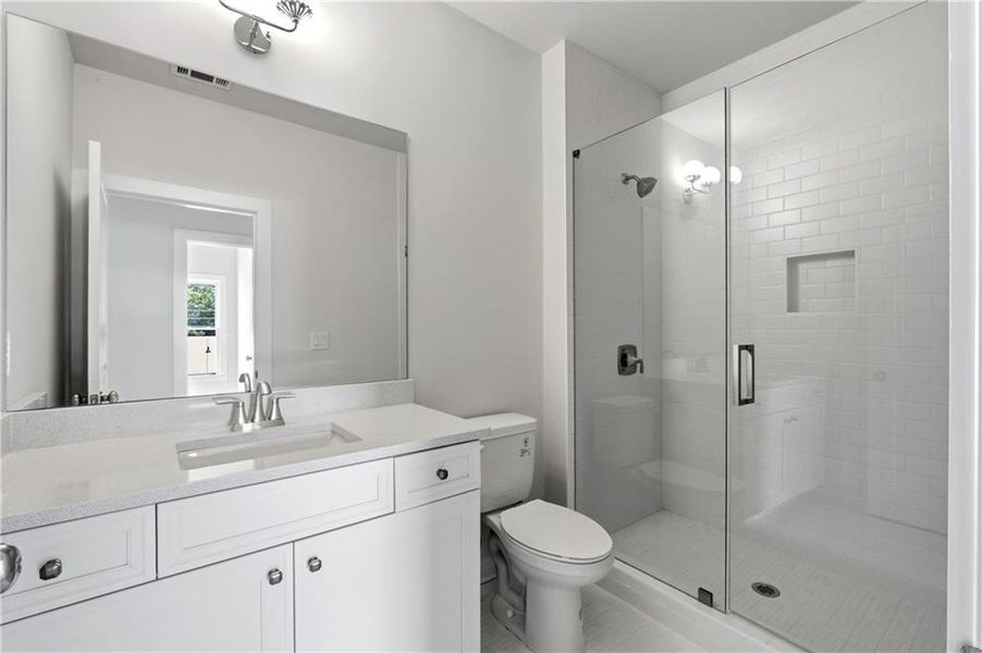 Furnished interior view inside a new home in , Alpharetta (Image 12).