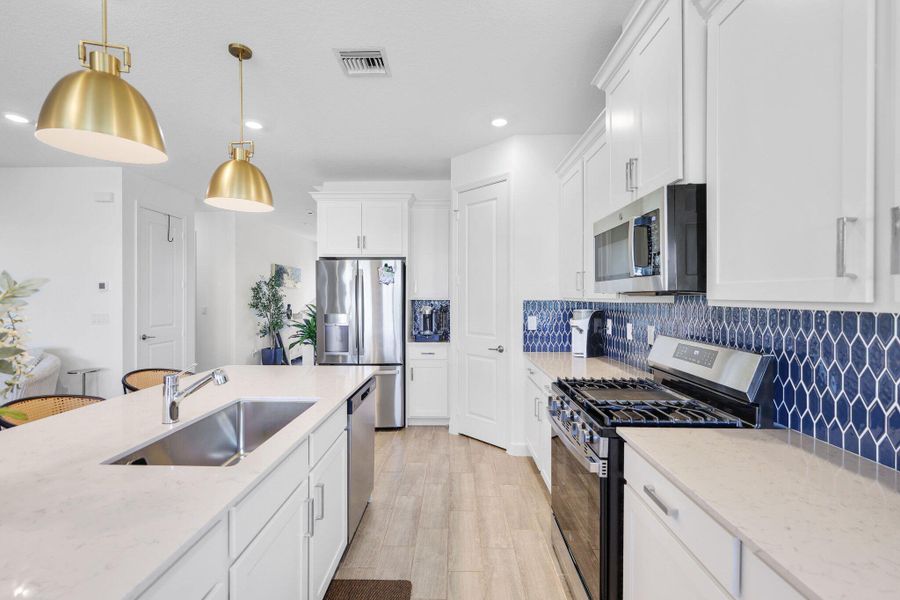 Furnished interior view inside a new home in , Loxahatchee (Image 41).