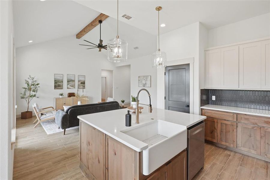 Furnished interior view inside a new home in , Tolar (Image 10).