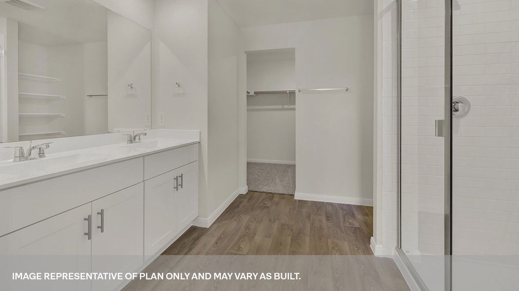 Furnished interior view inside a new home in Paramount, Kyle (Image 8).