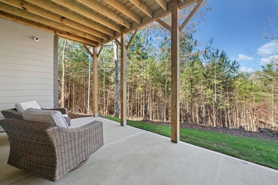 Exterior details and patio area of a home in , Ellijay (Image 4). Exterior details and patio area of a home in , Ellijay (Image 4).