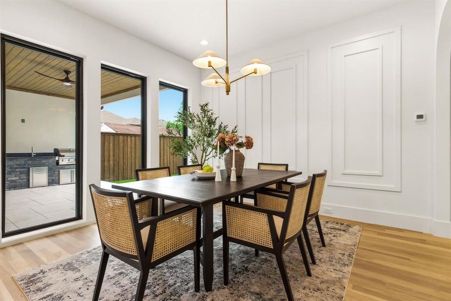 Furnished interior view inside a new home in , Dallas (Image 15).