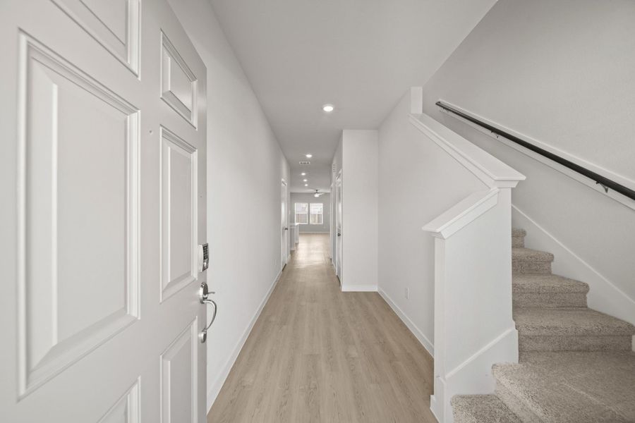 Spacious, unfurnished interior of a new home in Willow Trace 45' at Willow Trace, Spring (Image 24).