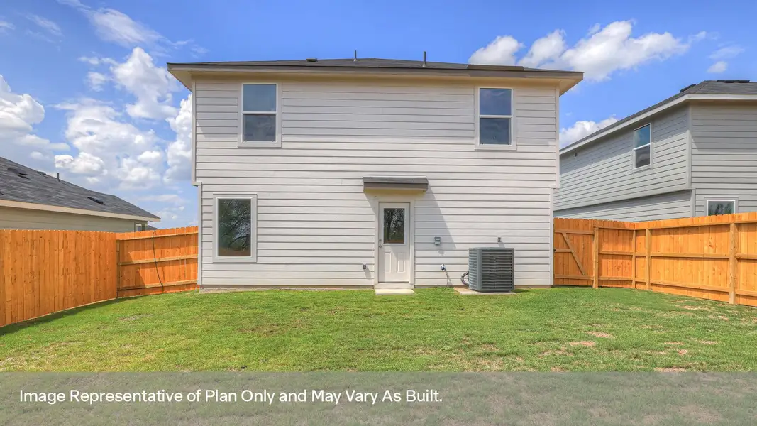 Exterior details and patio area of a home in Swenson Heights, Seguin (Image 3). Exterior details and patio area of a home in Swenson Heights, Seguin (Image 3).