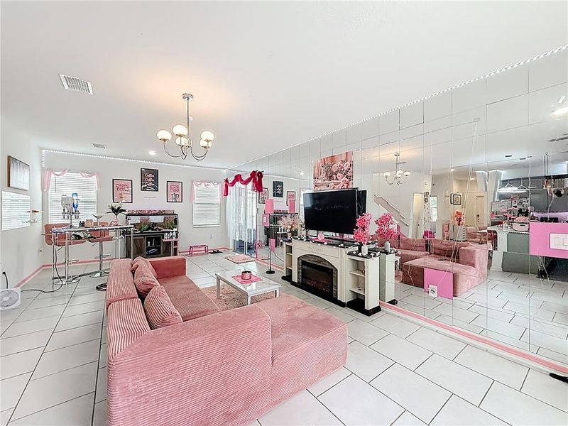 Furnished interior view inside a new home in Rhett's Ridge, Apopka (Image 11).