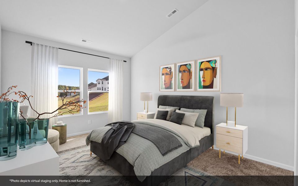 Furnished interior view inside a new home in Hanes Lake, Winston-Salem (Image 8).