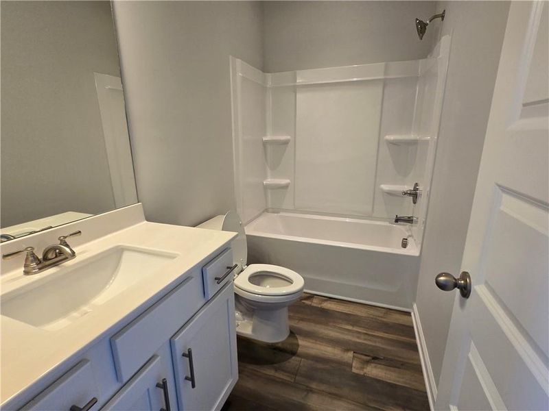 Furnished interior view inside a new home in Enclave at Logan Point, Loganville (Image 13). Furnished interior view inside a new home in Enclave at Logan Point, Loganville (Image 13).