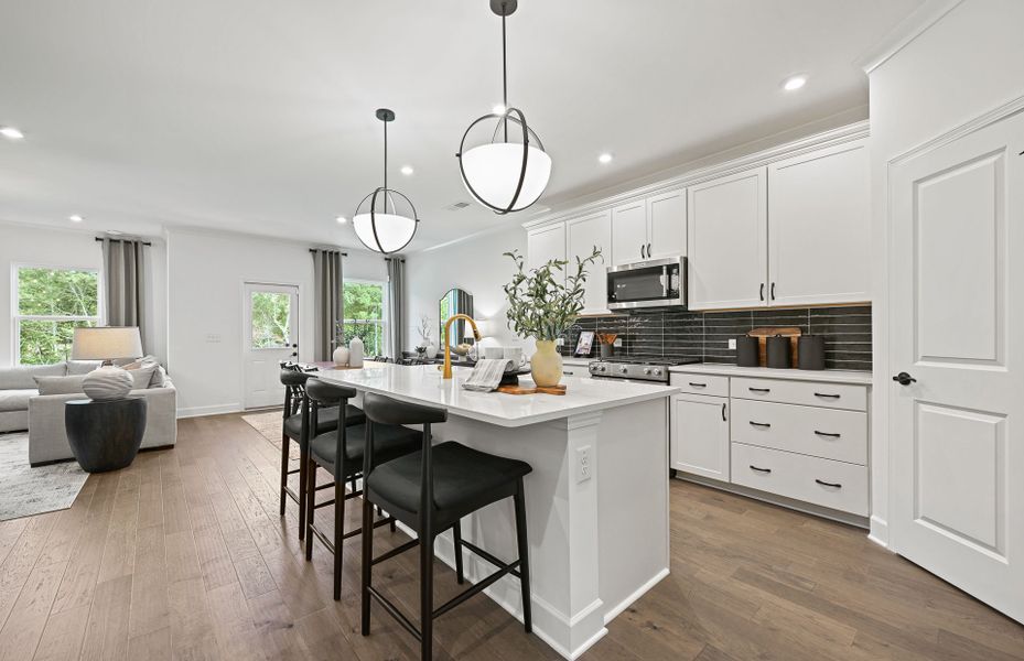 Furnished interior view inside a new home in Briar Creek, Atlanta (Image 7).