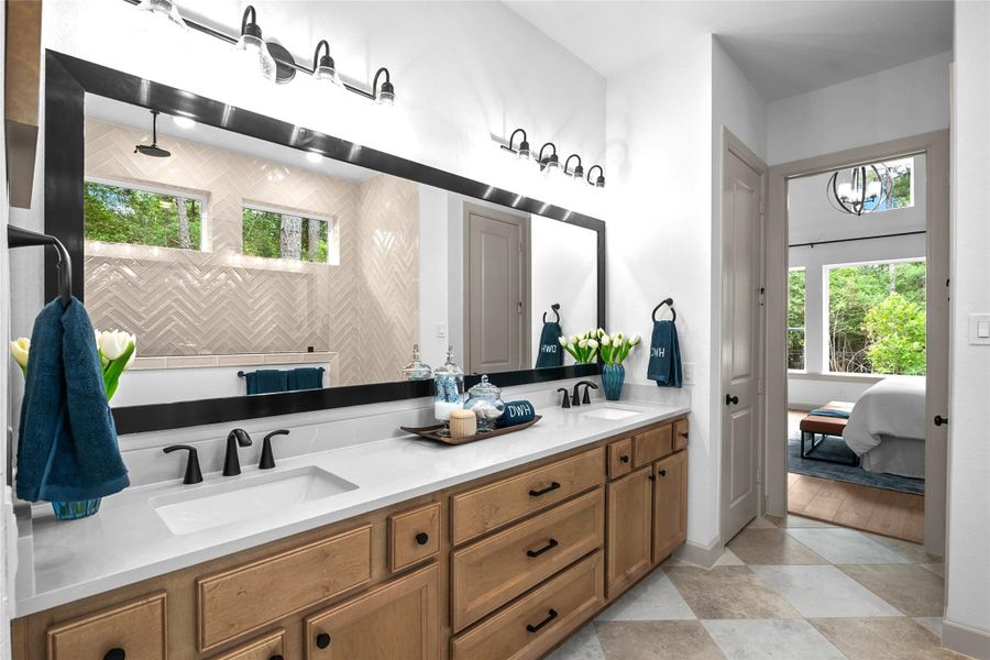 EXAMPLE PHOTO: Large vanity with dual sinks! EXAMPLE PHOTO: Large vanity with dual sinks!