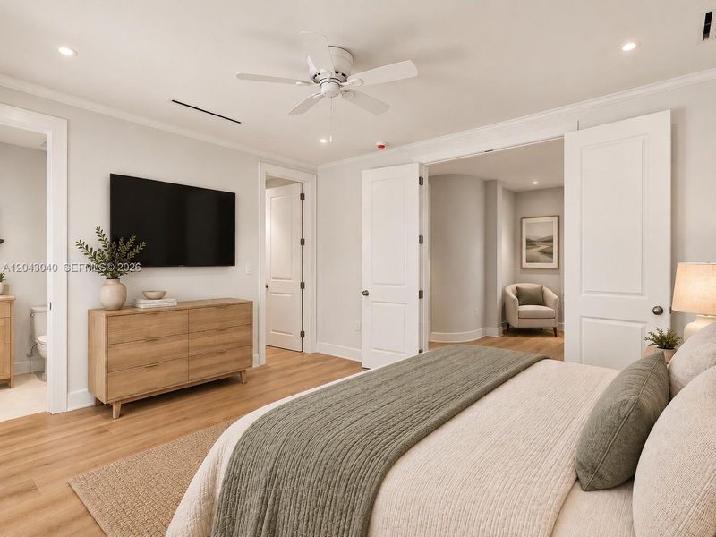 Front Balcony Bedroom