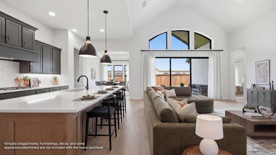 Furnished interior view inside a new home in Terraces, Rockwall (Image 6).