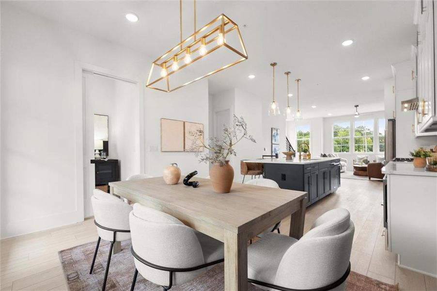 Furnished interior view inside a new home in The Gathering – Alpharetta, Alpharetta (Image 17).