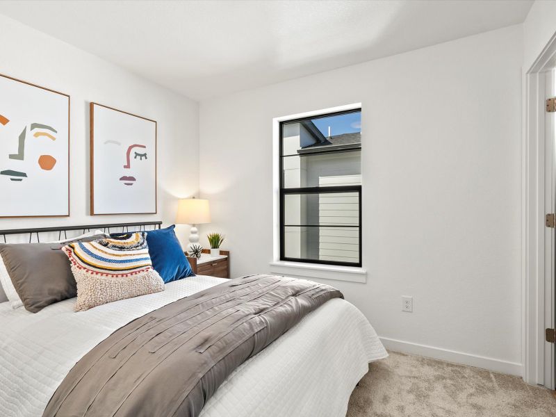 Furnished interior view inside a new home in The Hub at Virginia Village, Denver (Image 22).