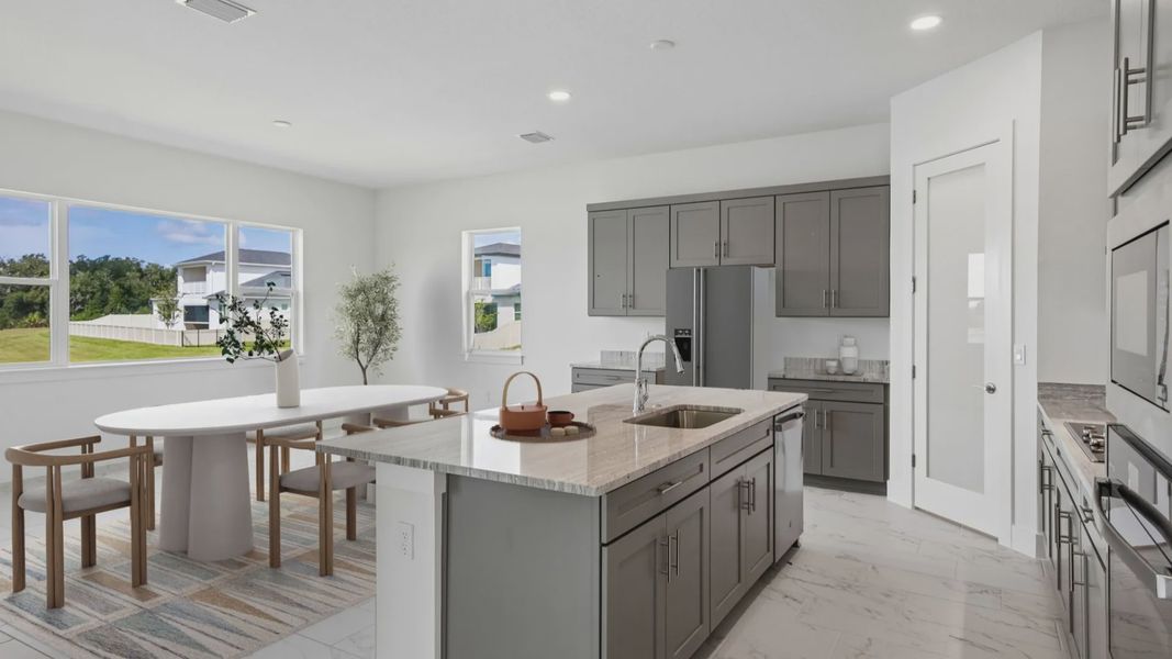 The Kitchen and Dining Room