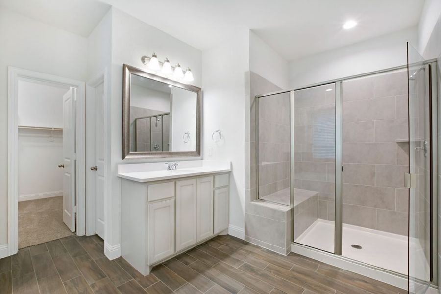 Representative exterior photo of a completed home built from the Preston by Impression Homes in Mercer Meadows, Royse City, TX (Image 13).