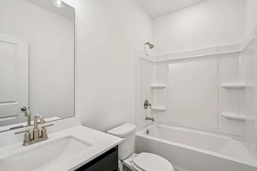 Bathroom Two featuring Industrial Collection Finishes Bathroom Two featuring Industrial Collection Finishes