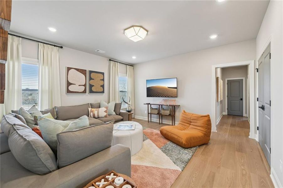 Furnished interior view inside a new home in Palisades Single Family, Cumming (Image 10).