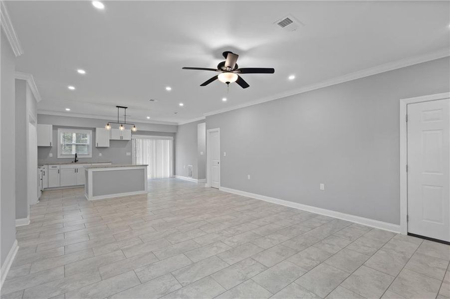 Spacious, unfurnished interior of a new home in , Sugar Hill (Image 12).