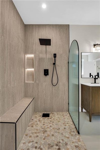 Furnished interior view inside a new home in , Decatur (Image 9).