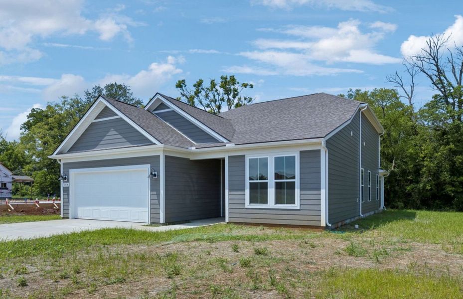 Front exterior of a new home in Glenview Farms, Murfreesboro, TN, highlighting curb appeal (Image 26). Front exterior of a new home in Glenview Farms, Murfreesboro, TN, highlighting curb appeal (Image 26).