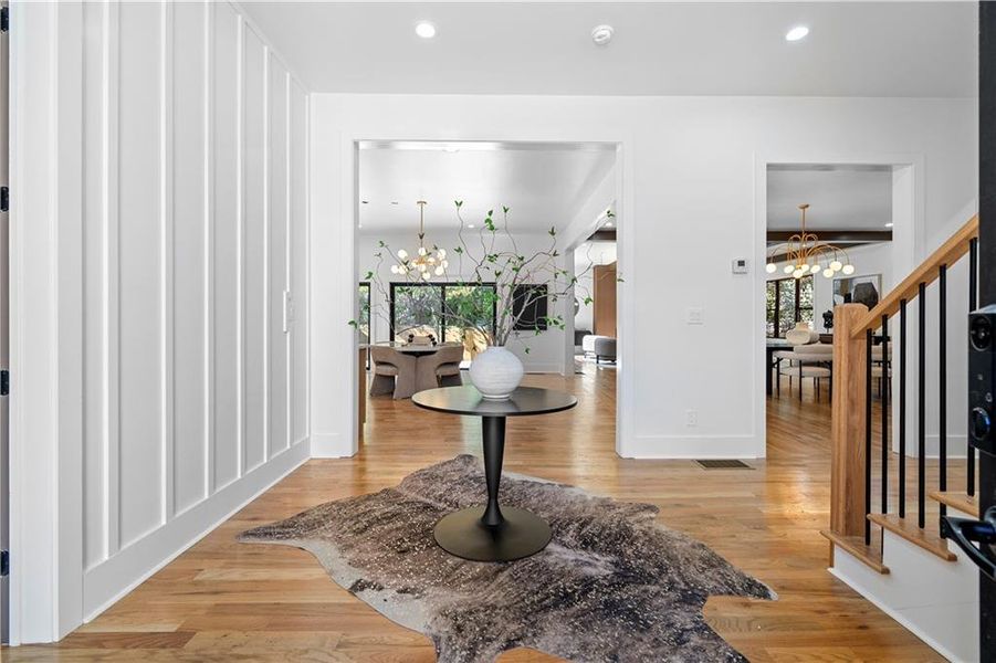 Furnished interior view inside a new home in , Atlanta (Image 15).