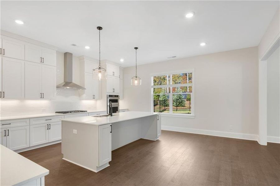 Furnished interior view inside a new home in The Retreat at Caney Creek, Alpharetta (Image 15).
