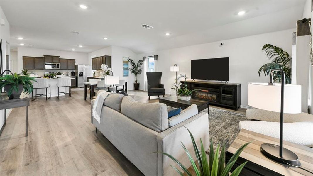Furnished interior view inside a new home in Sanger Circle, Sanger (Image 3).