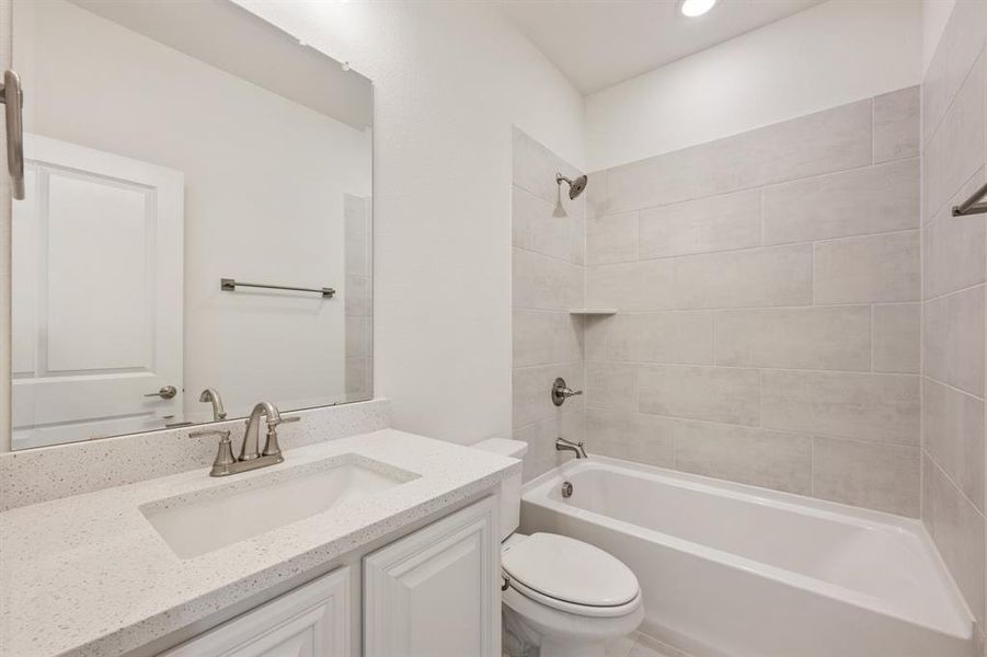 Furnished interior view inside a new home in Wildflower Ranch 60-65, Fort Worth (Image 13).