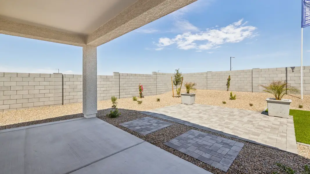 Exterior details and patio area of a home in Remington, Buckeye (Image 3).