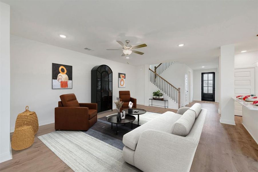 Furnished interior view inside a new home in Talia – Garden Series, Mesquite (Image 6).