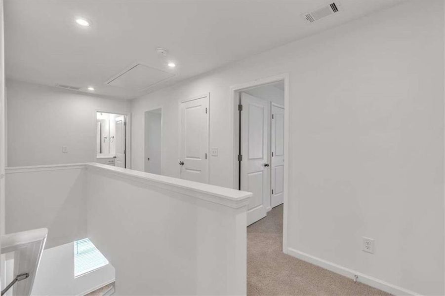 Spacious, unfurnished interior of a new home in The View at Groover's Lake, Lithia Springs (Image 26). Spacious, unfurnished interior of a new home in The View at Groover's Lake, Lithia Springs (Image 26).