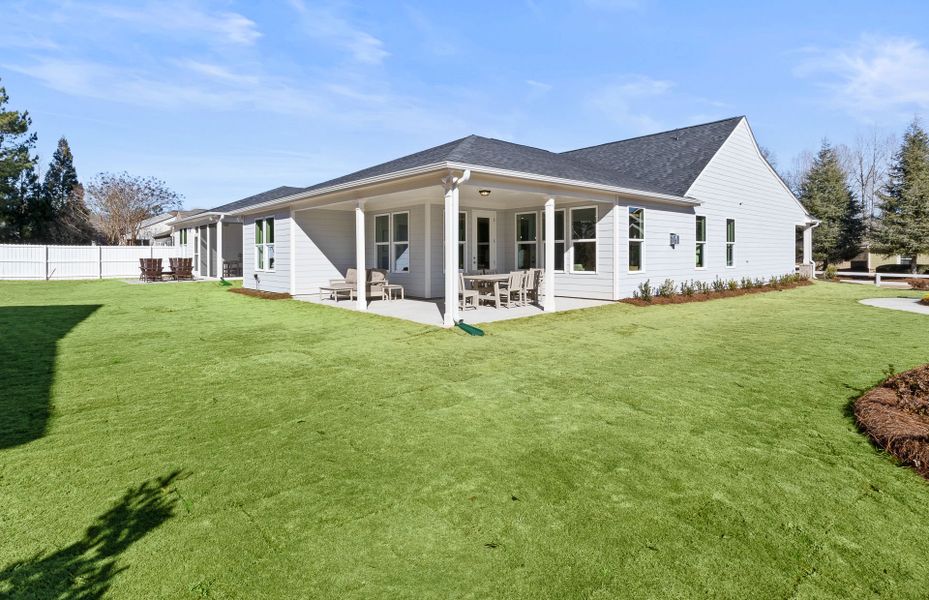 Representative exterior details of a home built from the Mystique by Del Webb in Sun City Peachtree, Griffin (Image 3).