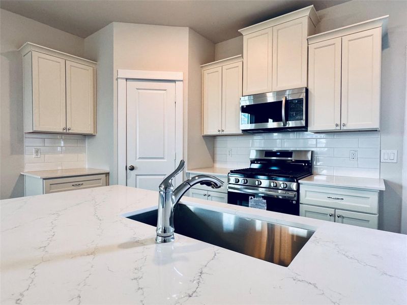 Close-up of interior finishes inside a home in , Cleveland (Image 9).