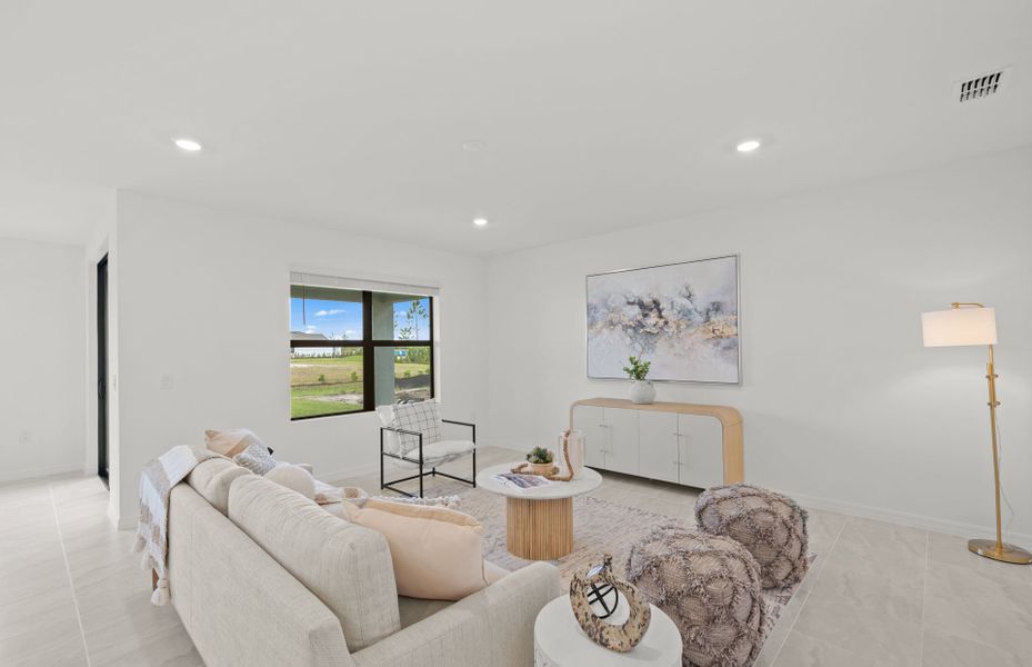 Representative furnished interior of a home built from the Chapman by Centex in Whispering Lakes, Lehigh Acres (Image 14).