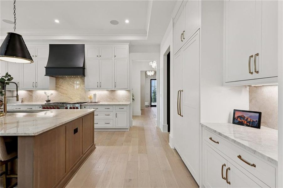 Furnished interior view inside a new home in , Suwanee (Image 70).